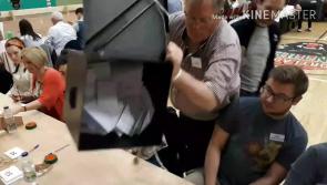 WATCH: First ballet box opened in the Laois Count on the abortion referendum #referendum2018