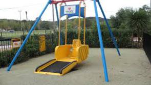 First wheelchair swing arriving to a Laois public playground
