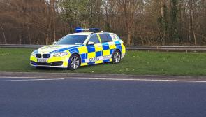 Crash involving motorbike at  M7 junction near Portlaoise