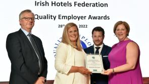 Laois hotel wins national excellence award  in developing staff talent