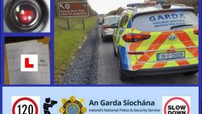 Speeding novice learner driver to learn the hard way in Laois