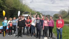 Laois TY students enjoy canal kayaking trip