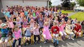 IN PICTURES: Laois school says big goodbye and thanks to teacher