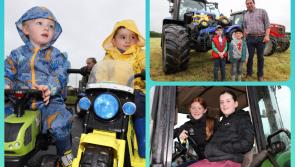 IN PICTURES: Laois community makes light of rain on tractor run
