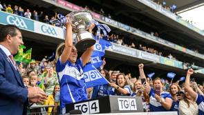 WATCH: Winning Laois Ladies Gaelic Football captain speech in Hogan Stand Croke Park