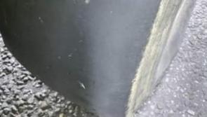 In Pictures: Laois gardai ground truck with tyres as bald as Formula 1 slicks