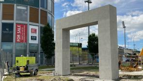 Mystery explained of concrete square at Portlaoise roundabout