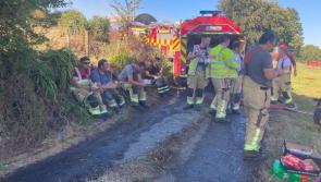 Fire crews from across Laois deal with barn blaze