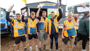 Lucky winner of Park Ratheniska's  shed raffle at the ploughing announced 