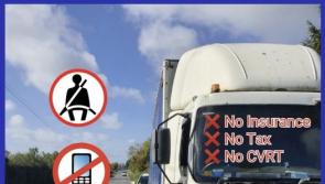 Gardai offer advice after seizing truck in Laois