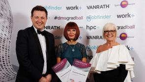 Laois HR expert graduates at glittering  Belfast Ball