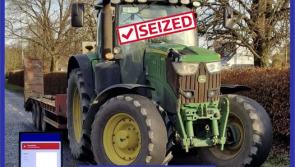 Laois Gardai seize John Deere tractor after spotting worn tyres