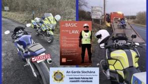 Gardai seize motorbike in Laois
