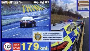 Driver clocked at 179 kph in Laois tests positive for cocaine