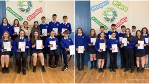 Laois students celebrate Gaisce achievment