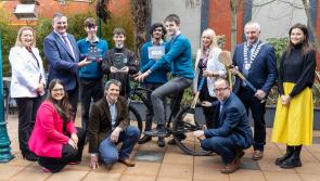 GAA themed project wins senior county crown at Laois Student Enterprise Awards