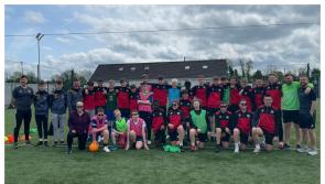 Portlaoise's visually impaired soccer team take on Carlow's Kennedy Cup team