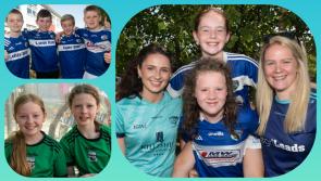 In PICTURES: Laois Gaelic football champs raise the Green at Portlaoise school