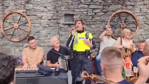 WATCH: Singing garda takes centre stage at trad festival