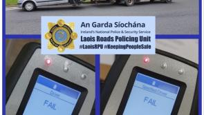 Laois Gardai seize cars and arrest two people for drink driving