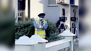 Fake guard scares drivers

