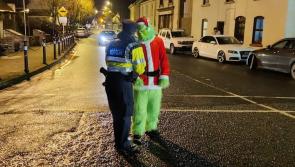 Laois Gardaí 'arrest' Grinch as Santa spreads Christmas cheer