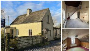 PICTURES: Laois fixer-upper cottage on 'generous' site going under the hammer for just €80k