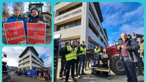 PICTURES: Laois farmers lay it on the line to politicians in Portlaoise