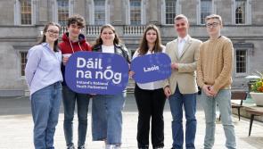 Six young people from Laois travel to Leinster House to debate mental health 