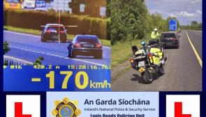 Laois Gardaí say unaccompanied learner driver was doing 170kph
