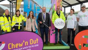 Gum Litter Taskforce Roadshow takes to the streets of Portlaoise