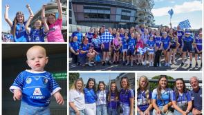 PICTURES: Laois fans soak up the sun on route to Croke Park for All-Ireland camogie final