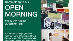 LOETB hosts Open Morning  at Portarlington Further Education and Training Centre