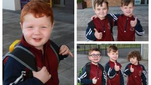 PICTURES: More big smiles and thumbs up for first day at school in Portarlington 