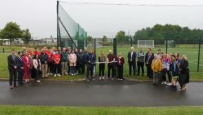 IN PICTURES: Celebrations as Laois school and GAA Club open new pitch