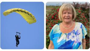 Rathdowney woman celebrates 70 with charity parachute jump