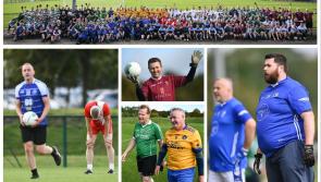 PICTURES: Dads & Lads from Laois GAA club roll back the years for huge football blitz