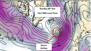 Met Éireann forecasts Storm Ashley double whammy 