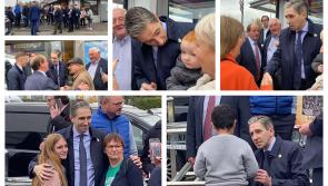 In Pictures: Laois Locals meet Taoiseach Simon Harris during Portlaoise visit