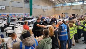 Fine Gael in charge at Laois General Election Count in Portlaoise  