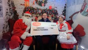 Santa's Laois stop at the Portlaoise Plaza raises vital funds for Laura Lynn Children's Hospice