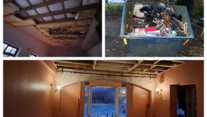 Home 'destroyed' after roof left off Laois house during Storm Ashley