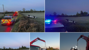 Driver taken to hospital after crash in Laois