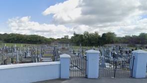 Difficult to walk on rough ground at rural Laois cemetery