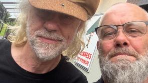 Irish rockstar and justice activist in surprise stop in Laois pub