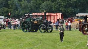 Cars 'keyed' on street during Stradbally Steam Rally in Laois