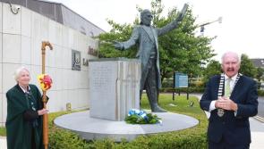 Calls to clean up 'horrible' stained statue of Laois politician