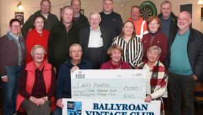 Laois vintage tractor and truck run donations to hospice and Alzheimers