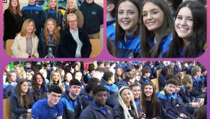PHOTOS: Awards galore for Laois school's high achieving Junior Cert students