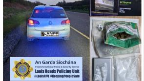 Car and drugs seized on motorway in Laois
